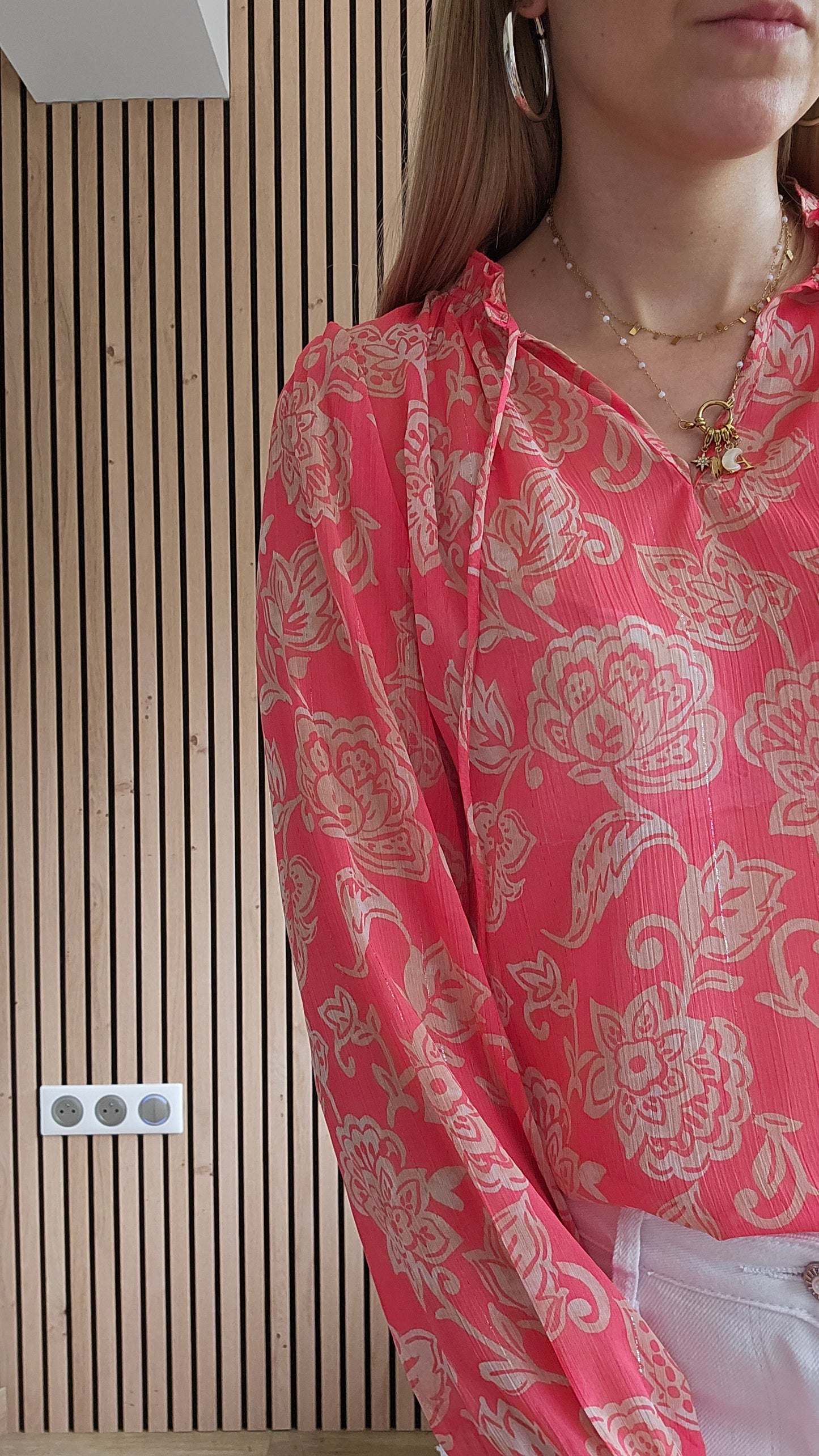 Blouse corail CARLA