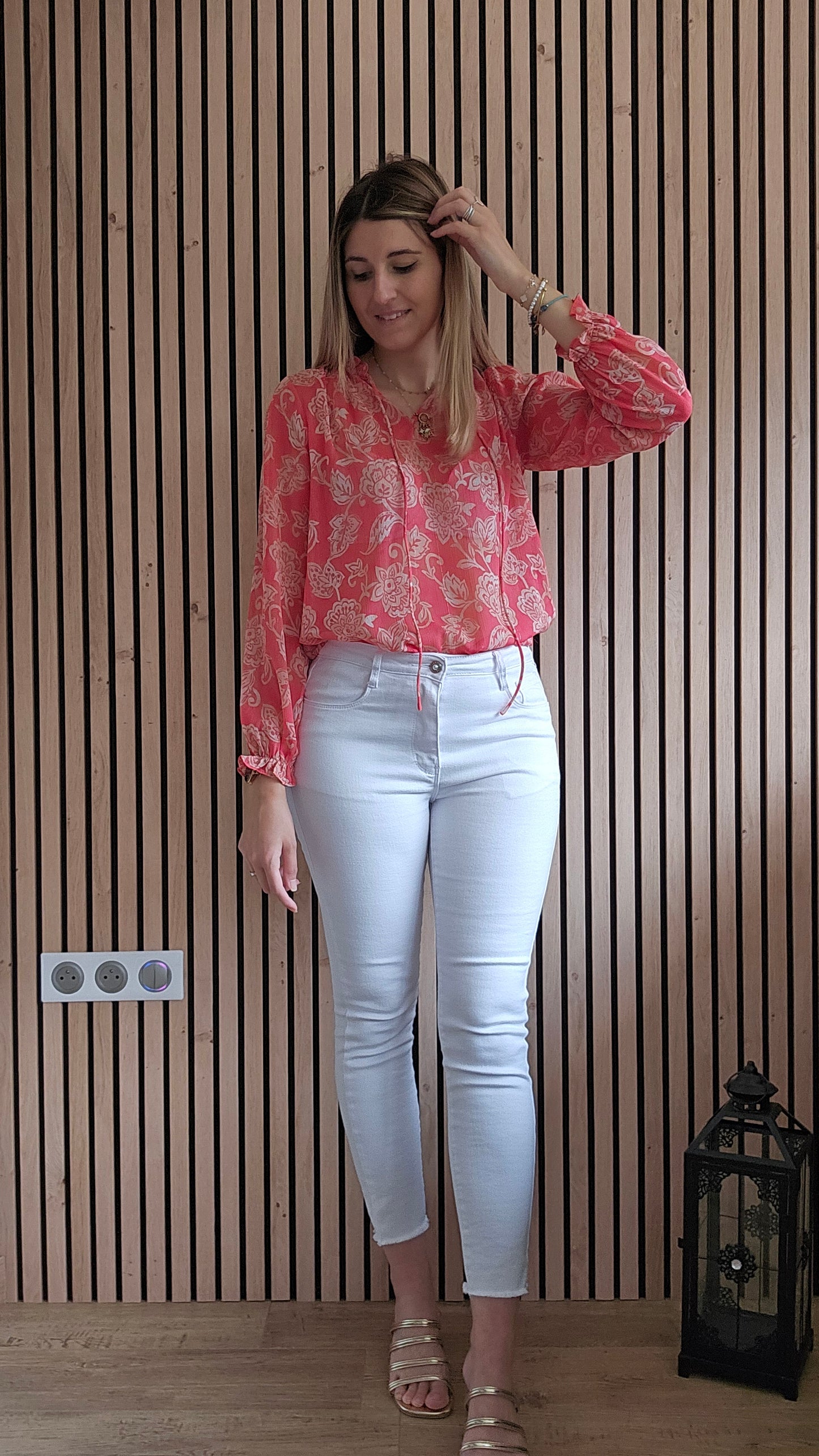 Blouse corail CARLA