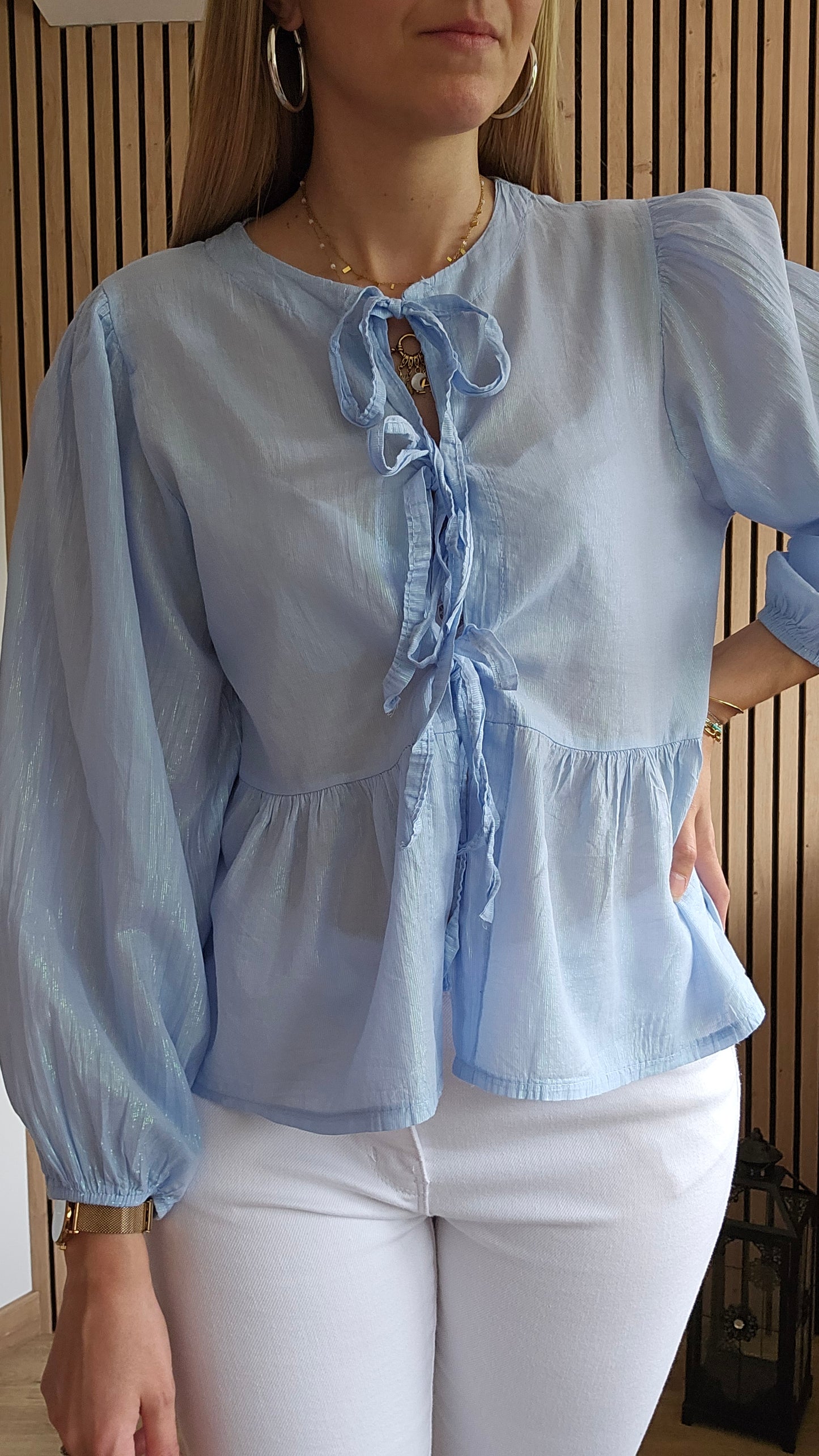 Blouse bleue SOPHIA