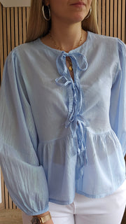 Blouse bleue SOPHIA