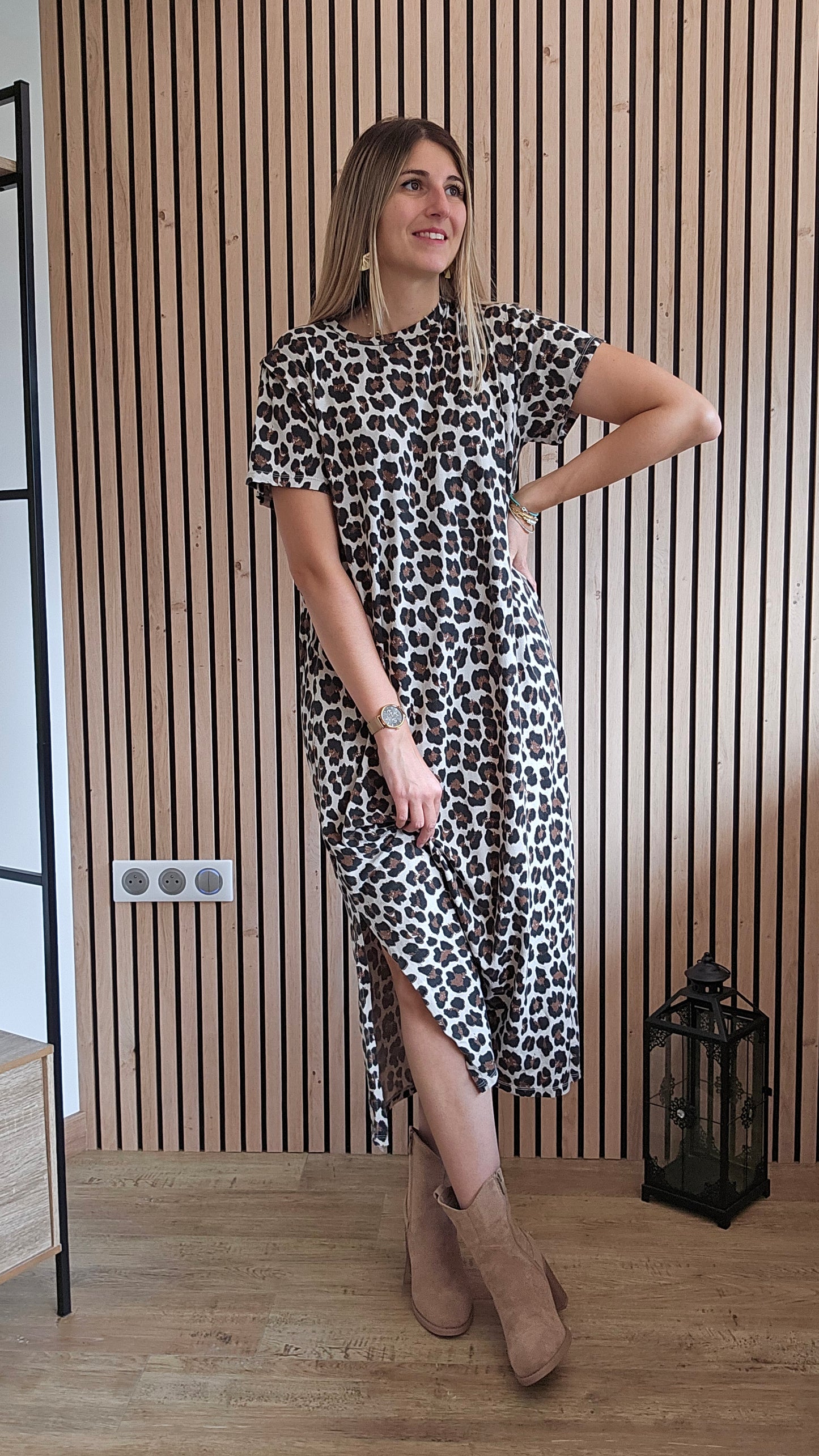 Robe leopard GARANCE