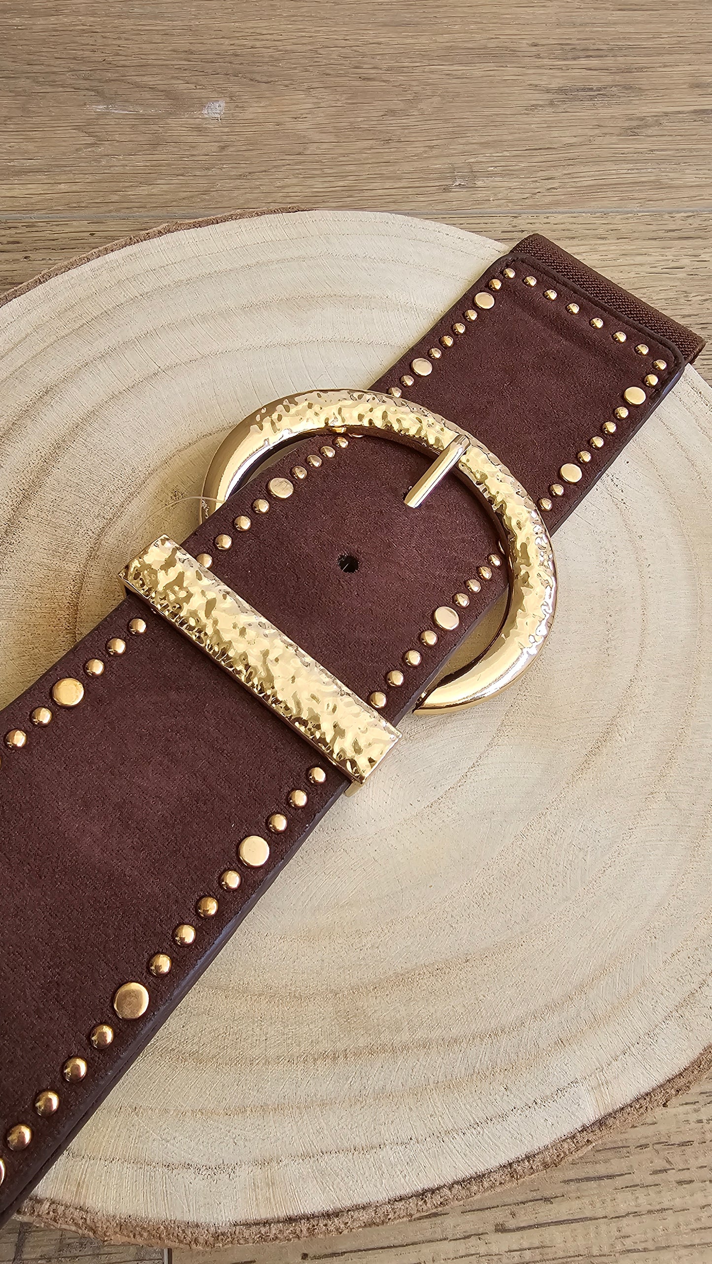 Ceinture chocolat IZÏA