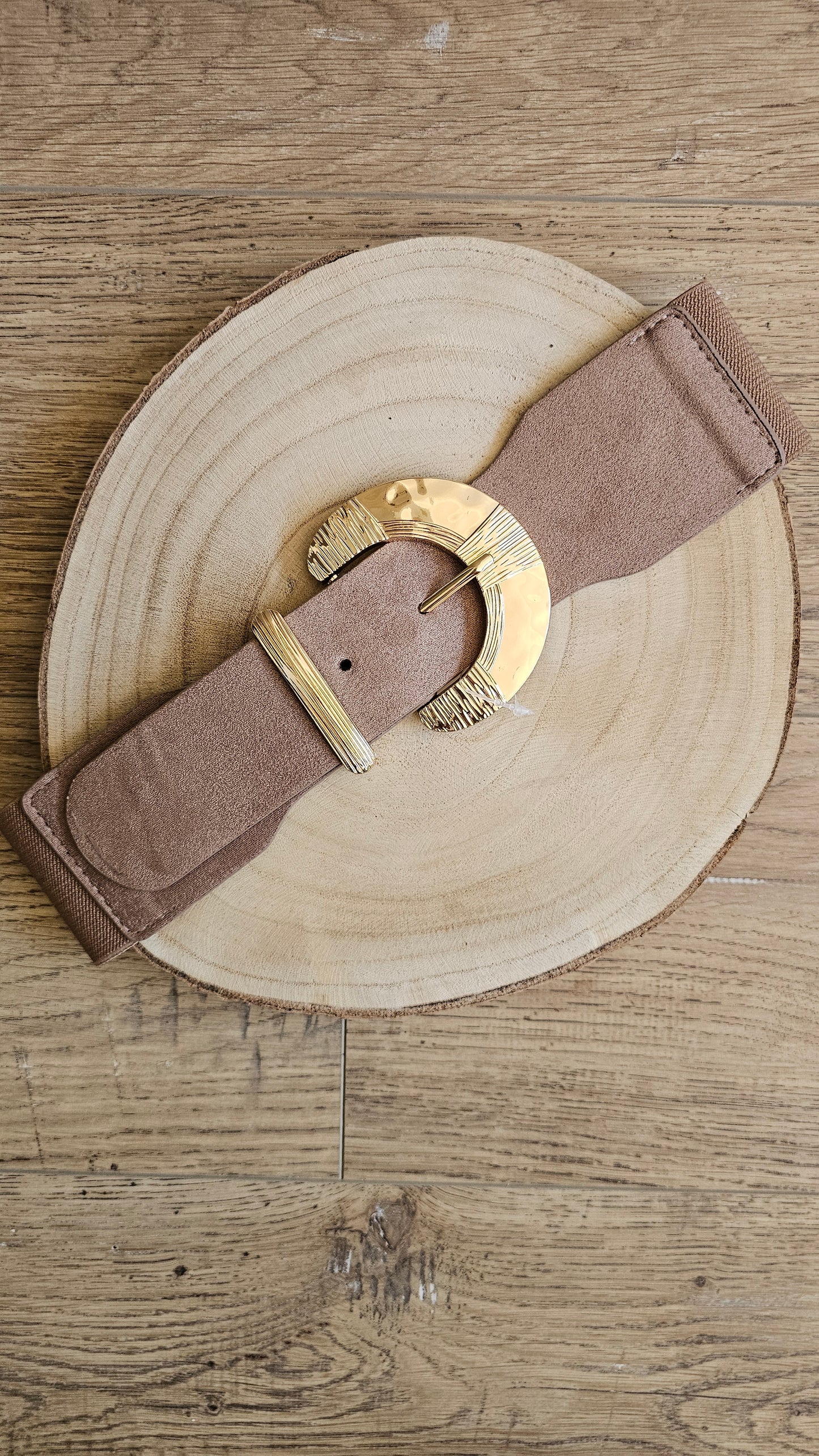 Ceinture taupe INGRID