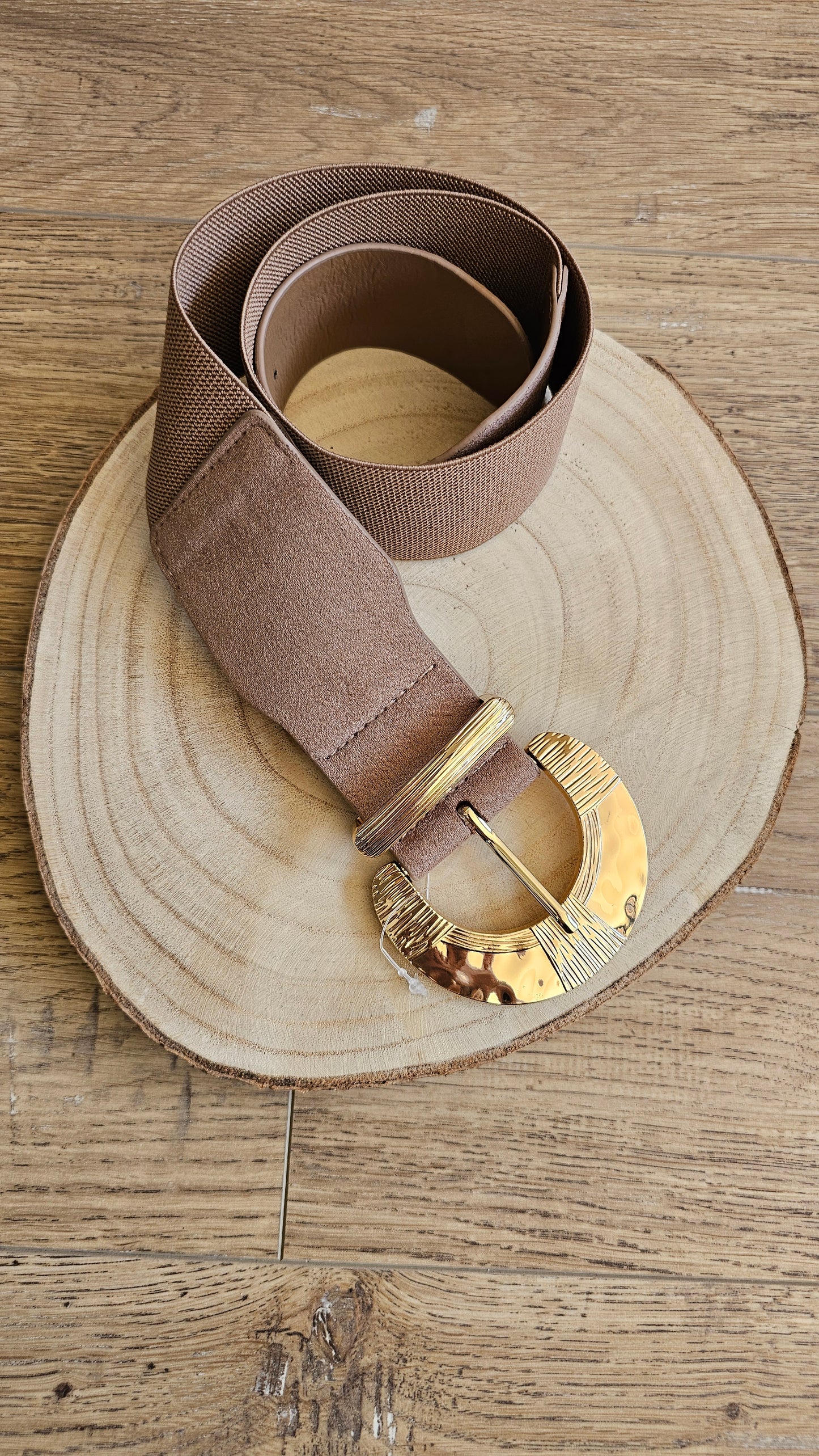 Ceinture taupe INGRID