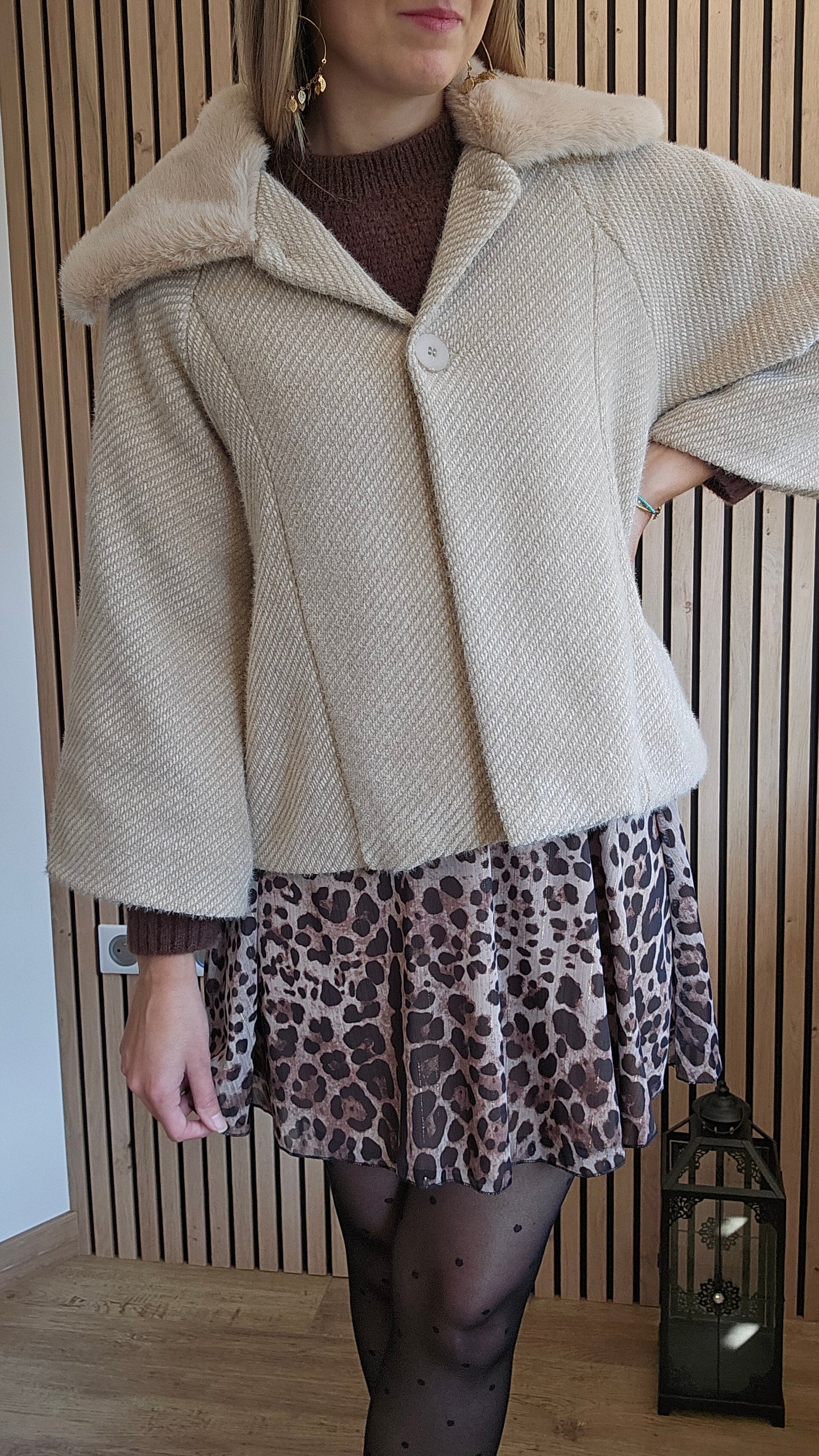 Manteau beige ISIA