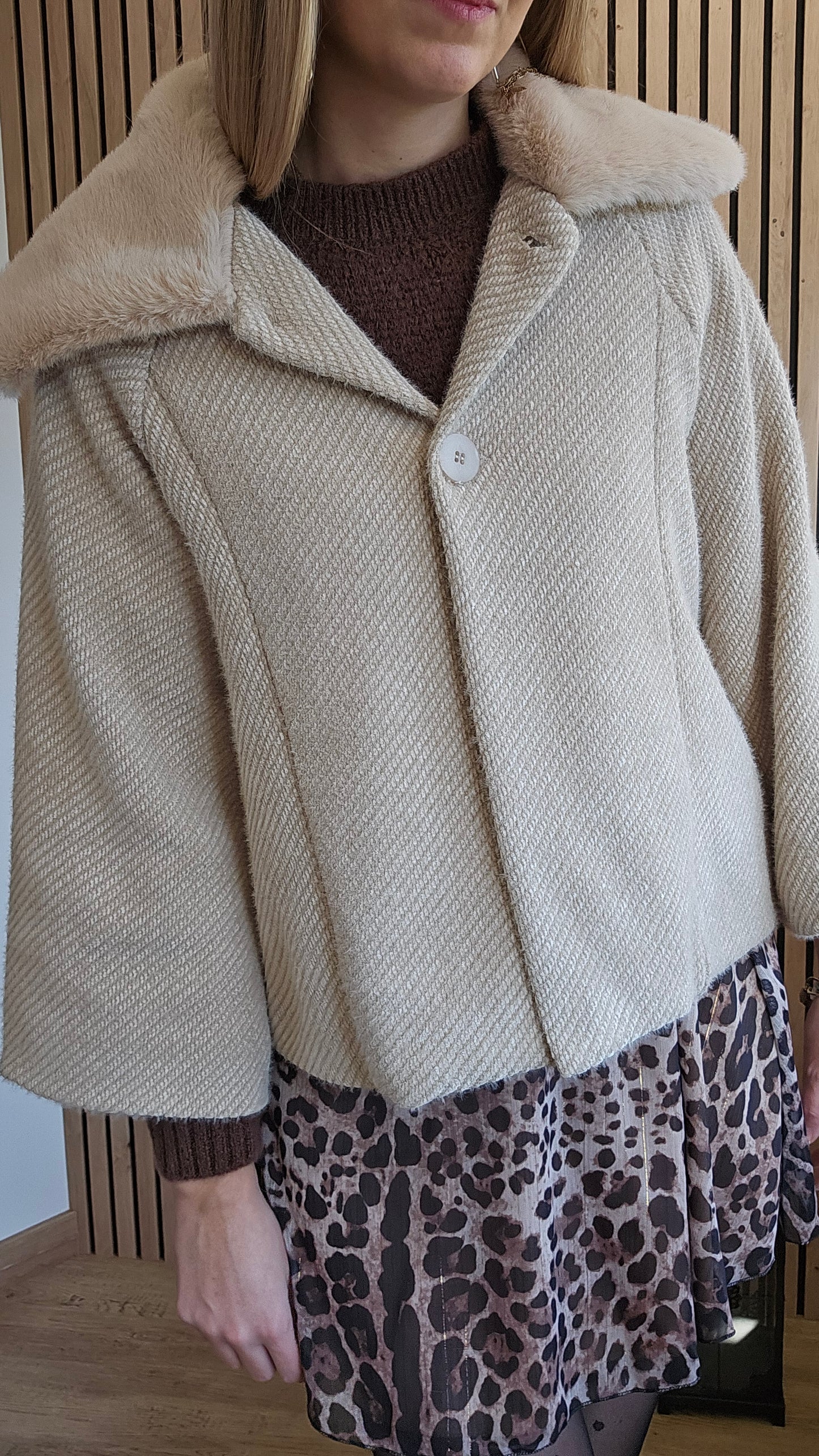 Manteau beige ISIA