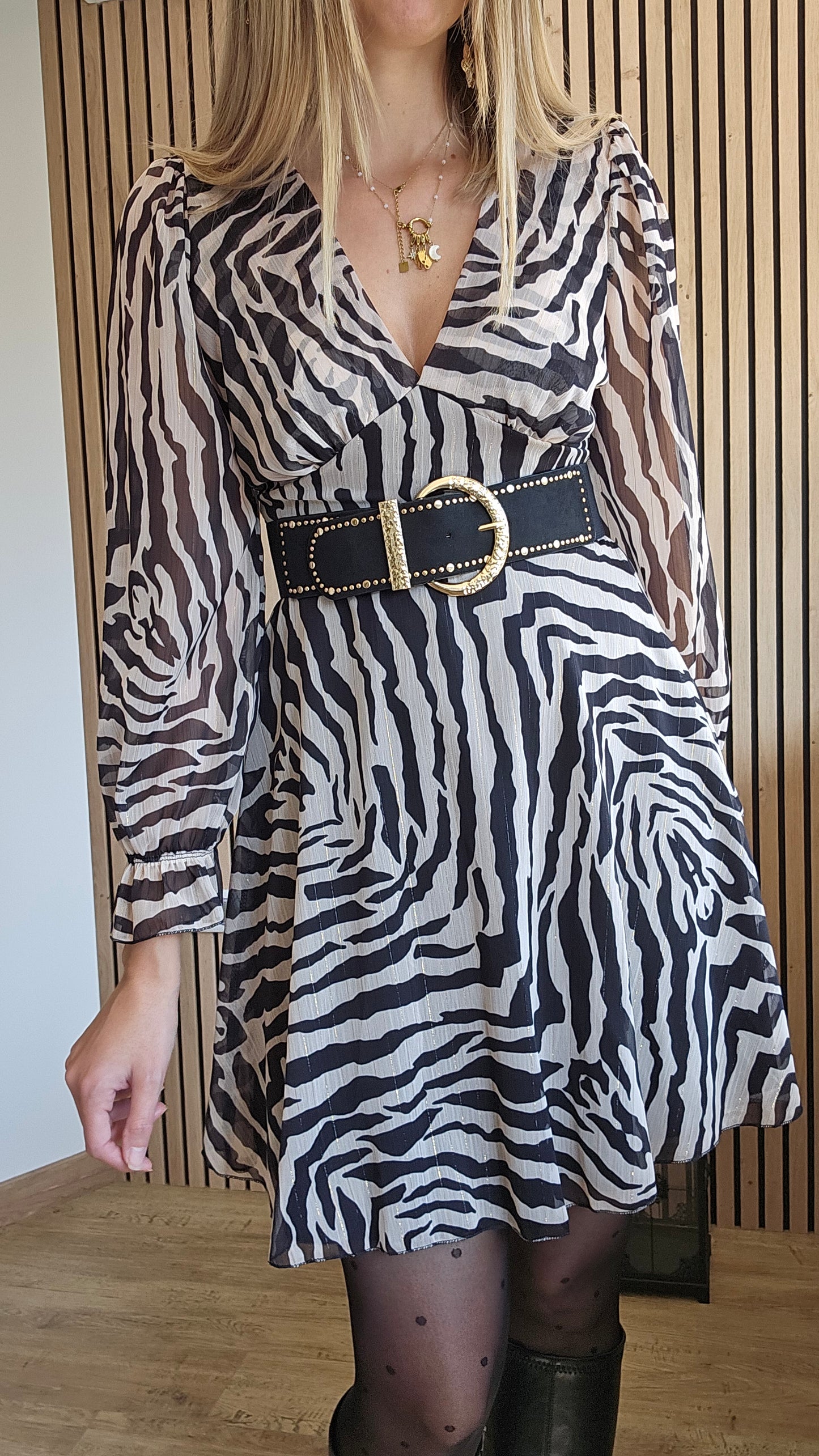 Robe zébré IVANNAH