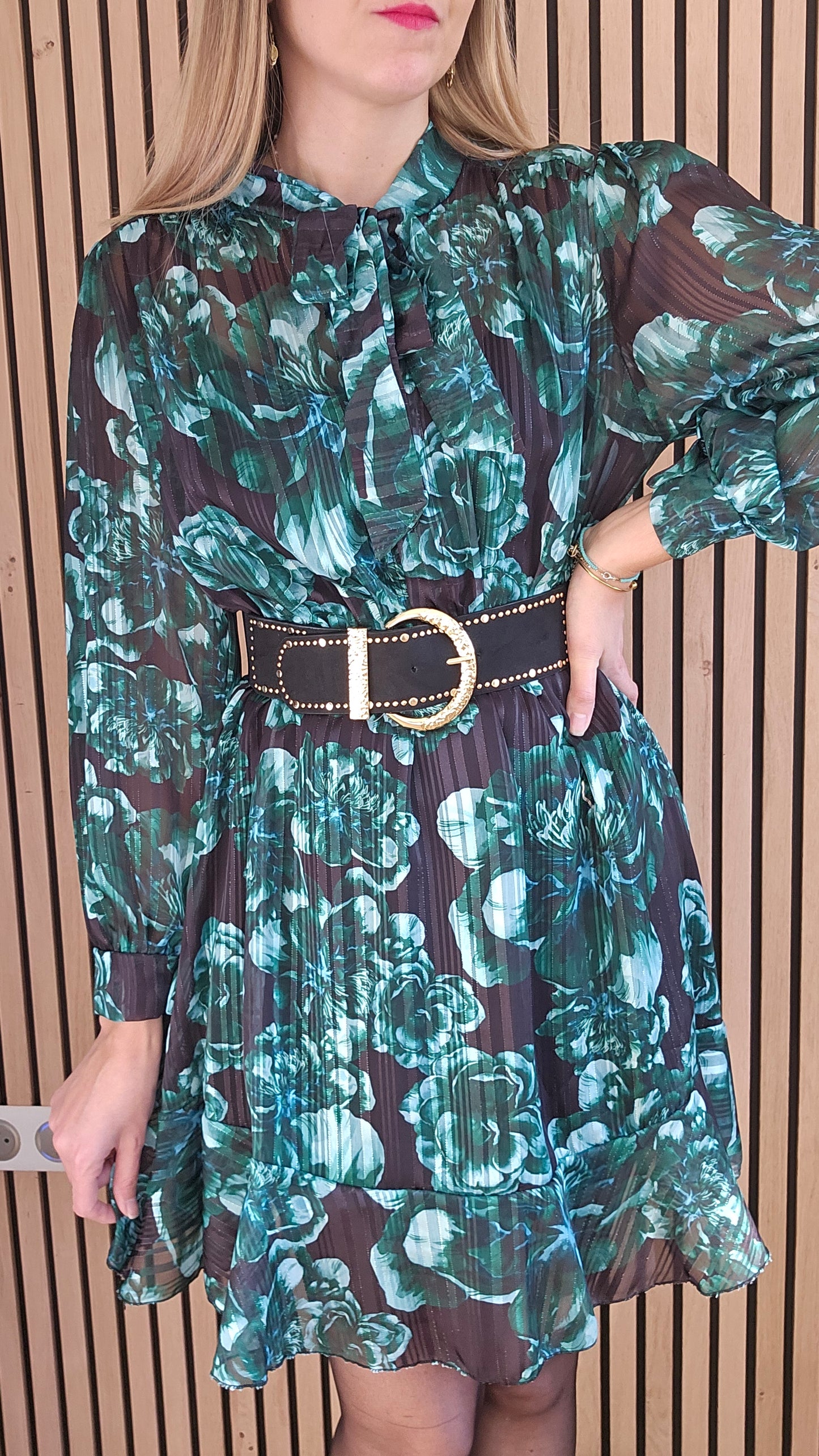 Robe verte KIARA