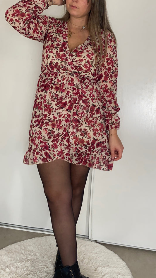 Robe fleurie Juliette (TU & CURVY)