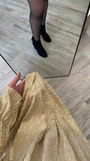 Robe dorée MARIA