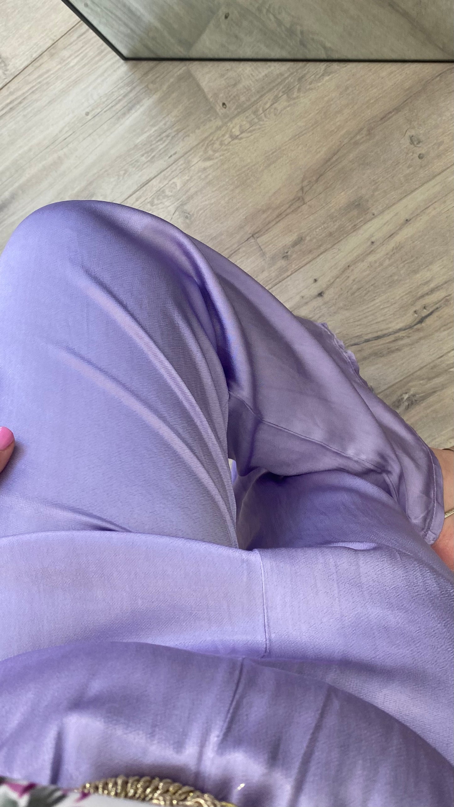 Pantalon lilas SALMA