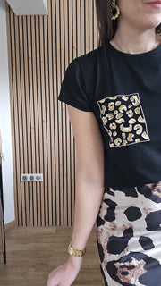 Tee shirt noir MÉLANIE