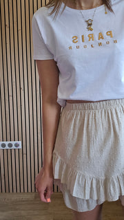 Jupe short nude VICTOIRE