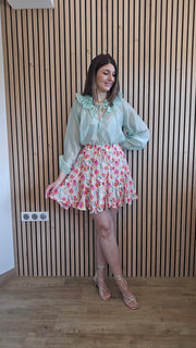 Jupe fleurie NELIA