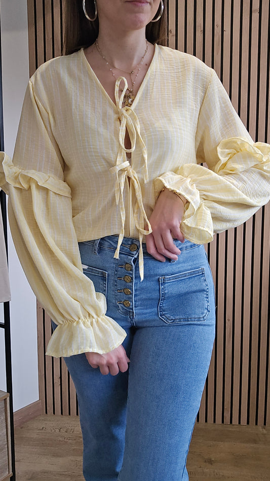 Blouse jaune LAURIE
