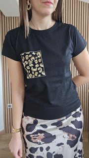 Tee shirt noir MÉLANIE